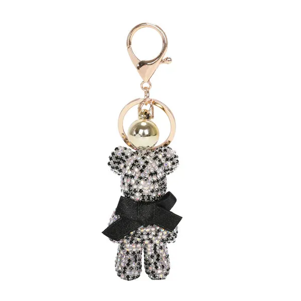 050- Brangio Crystal Teddy Bear Keychain