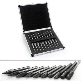 20 Piece Rotary Carbide Tool Bit Set