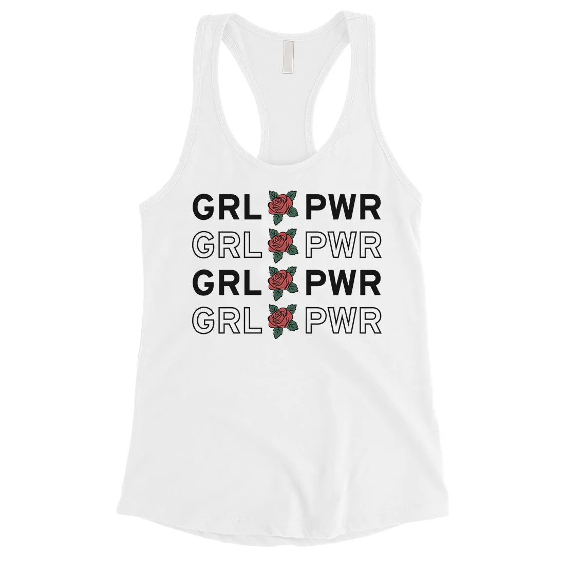 365 Printing Girl Power Womens Radiant Strong Tank Top Gift For Friend