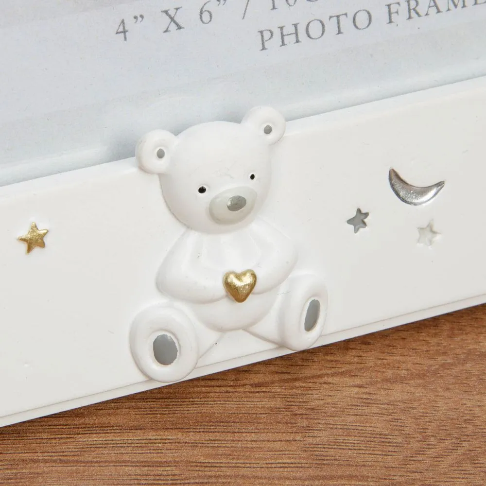 4 X 6  BAMBINO RESIN CHRISTENING DAY PHOTO FRAME