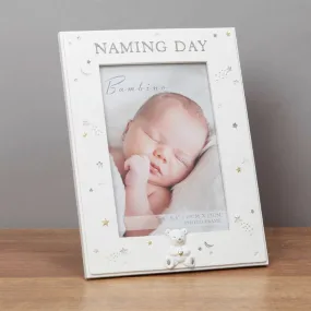 4 X 6  BAMBINO RESIN NAMING DAY PHOTO FRAME