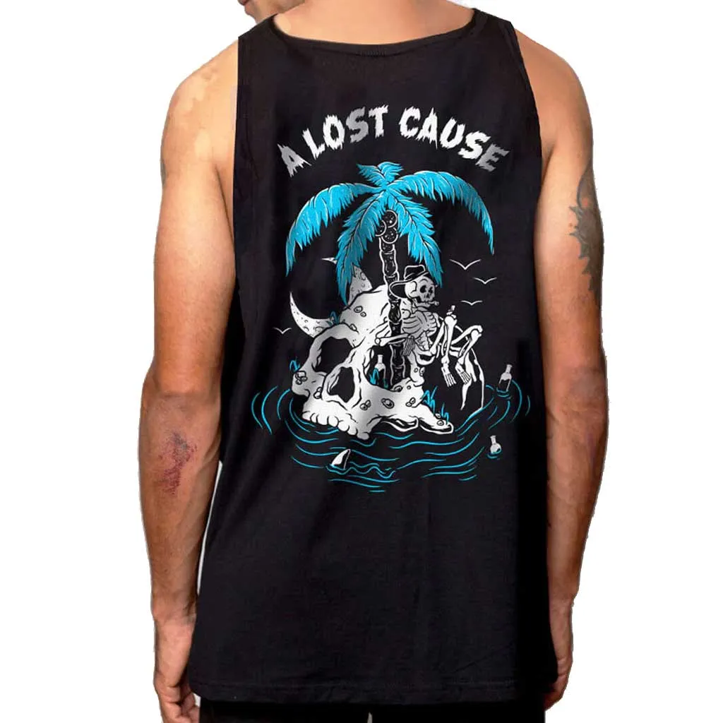 A Lost Cause Desolate Tank Top - Black