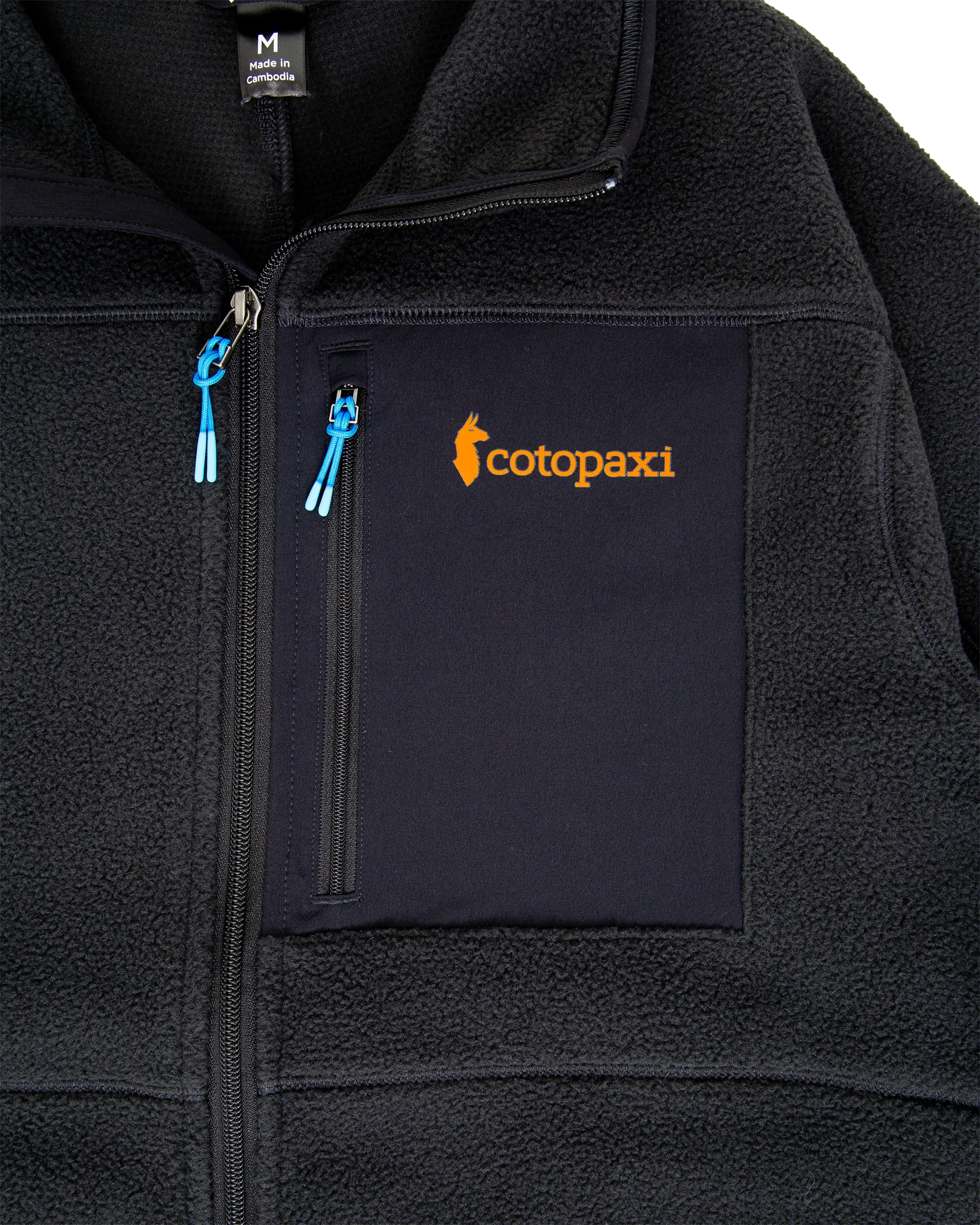 Abrazo Full Zip Fleece Jacket in Cotopaxi Black