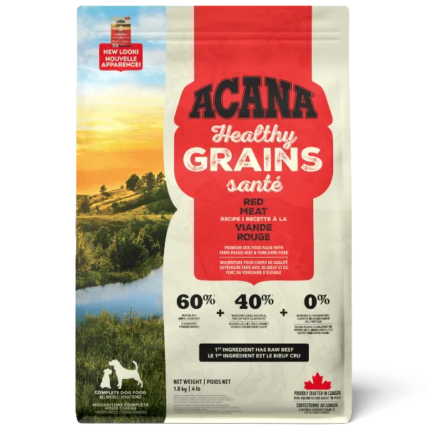 ACANA Healthy Grains Red Meat Recipe Dry Dog Food