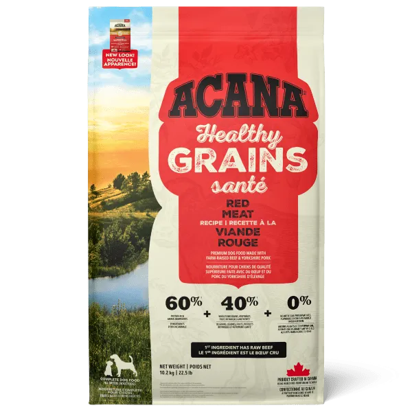 ACANA Healthy Grains Red Meat Recipe Dry Dog Food