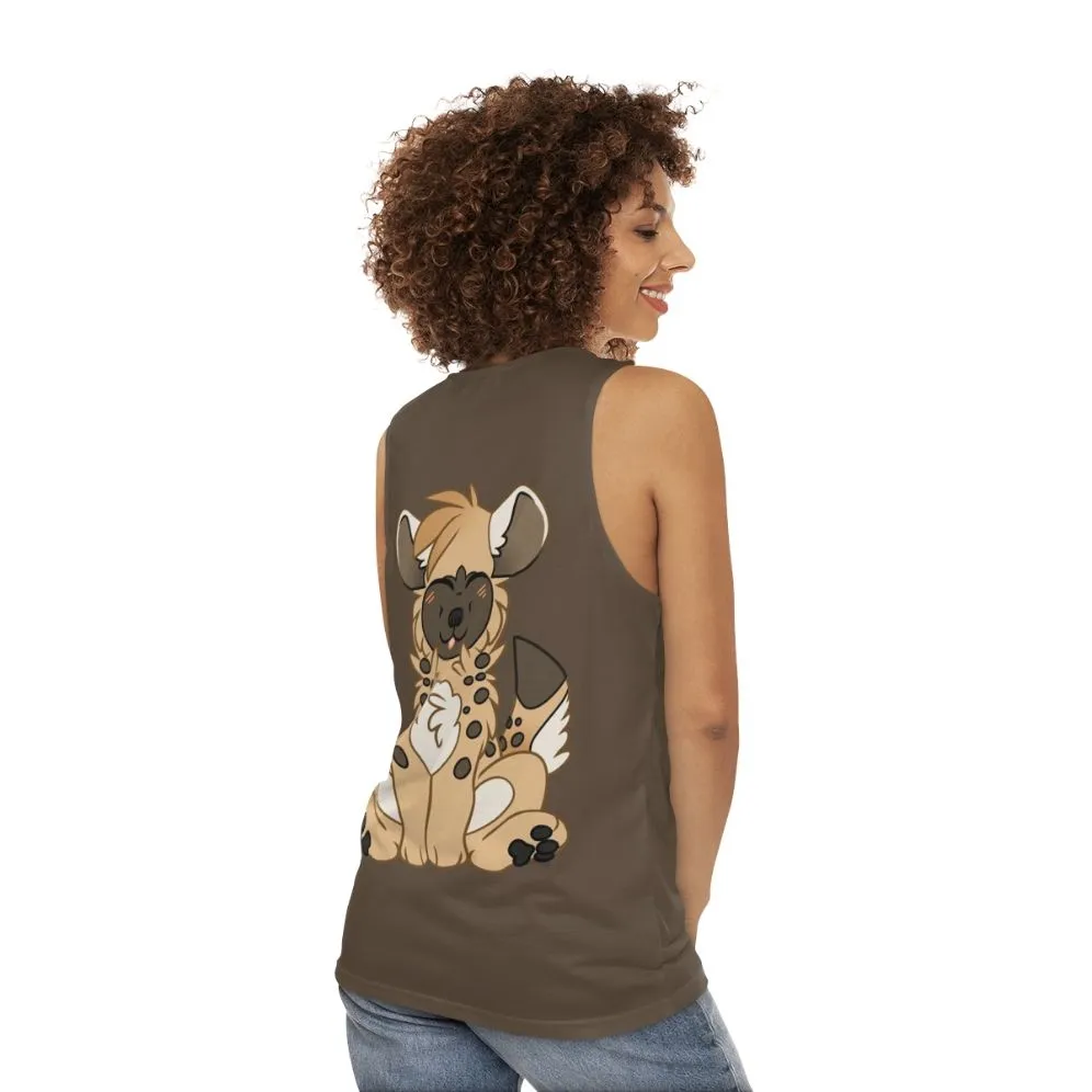 Adorable Chibi Hyena Unisex Tank Top