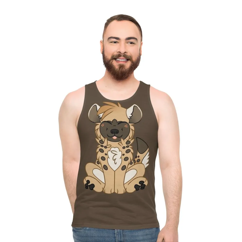 Adorable Chibi Hyena Unisex Tank Top