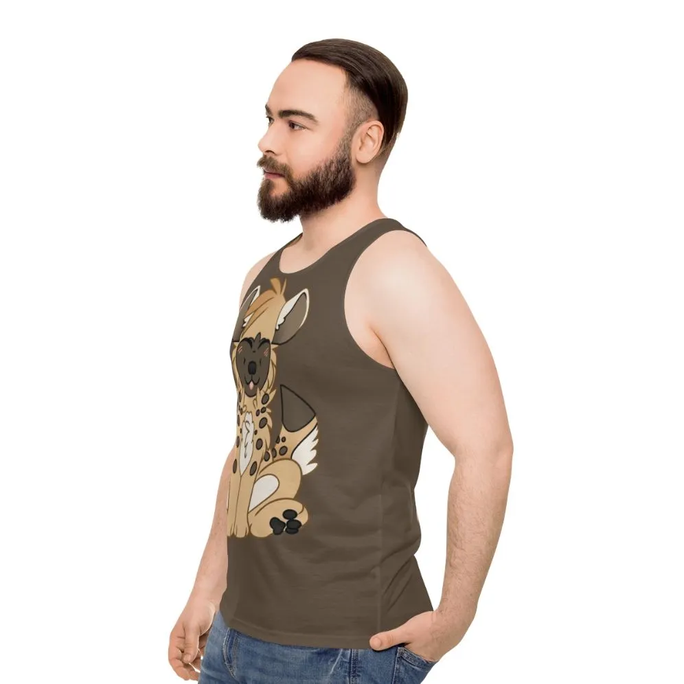 Adorable Chibi Hyena Unisex Tank Top