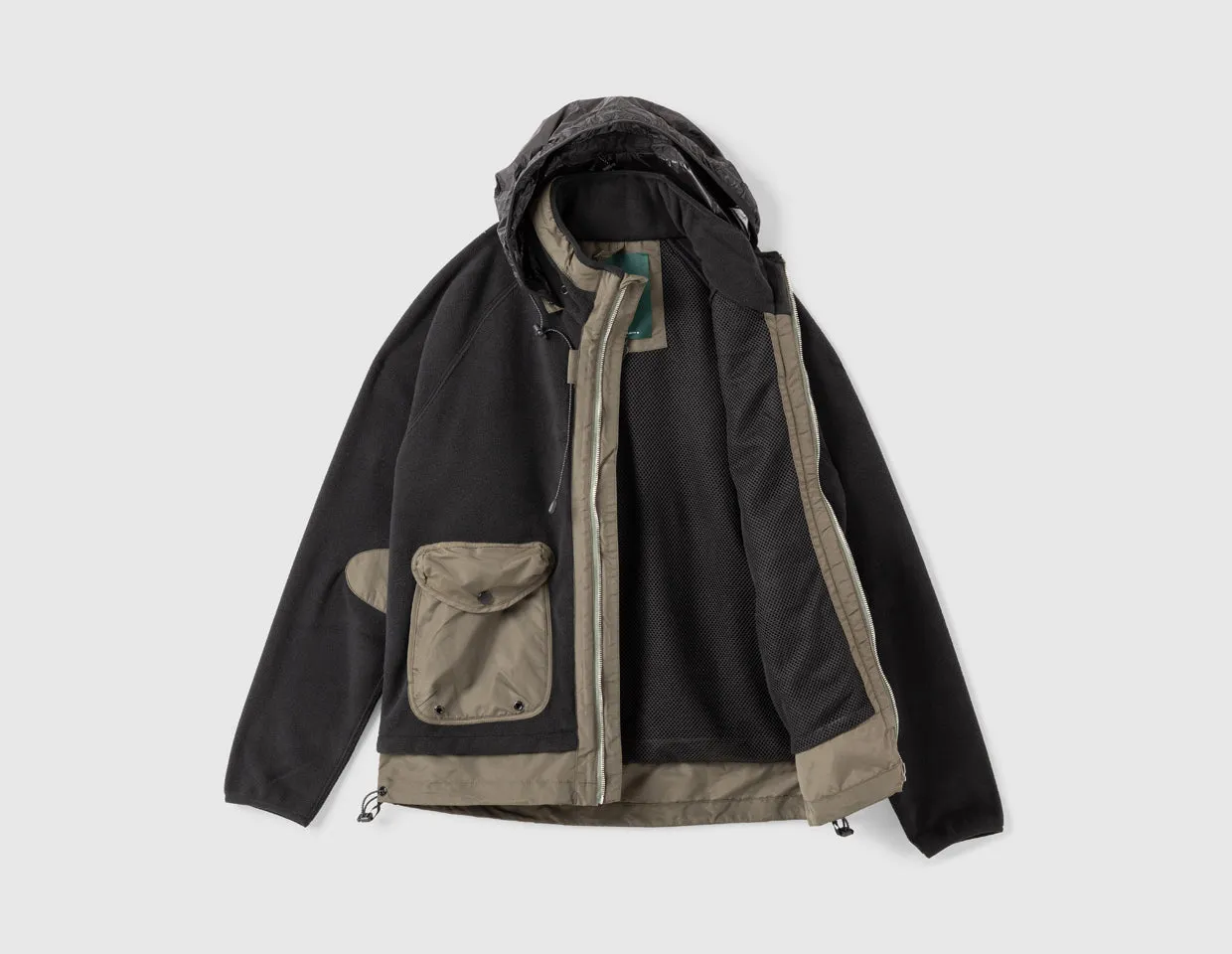 Afield Out Crest Fleece Jacket / Black