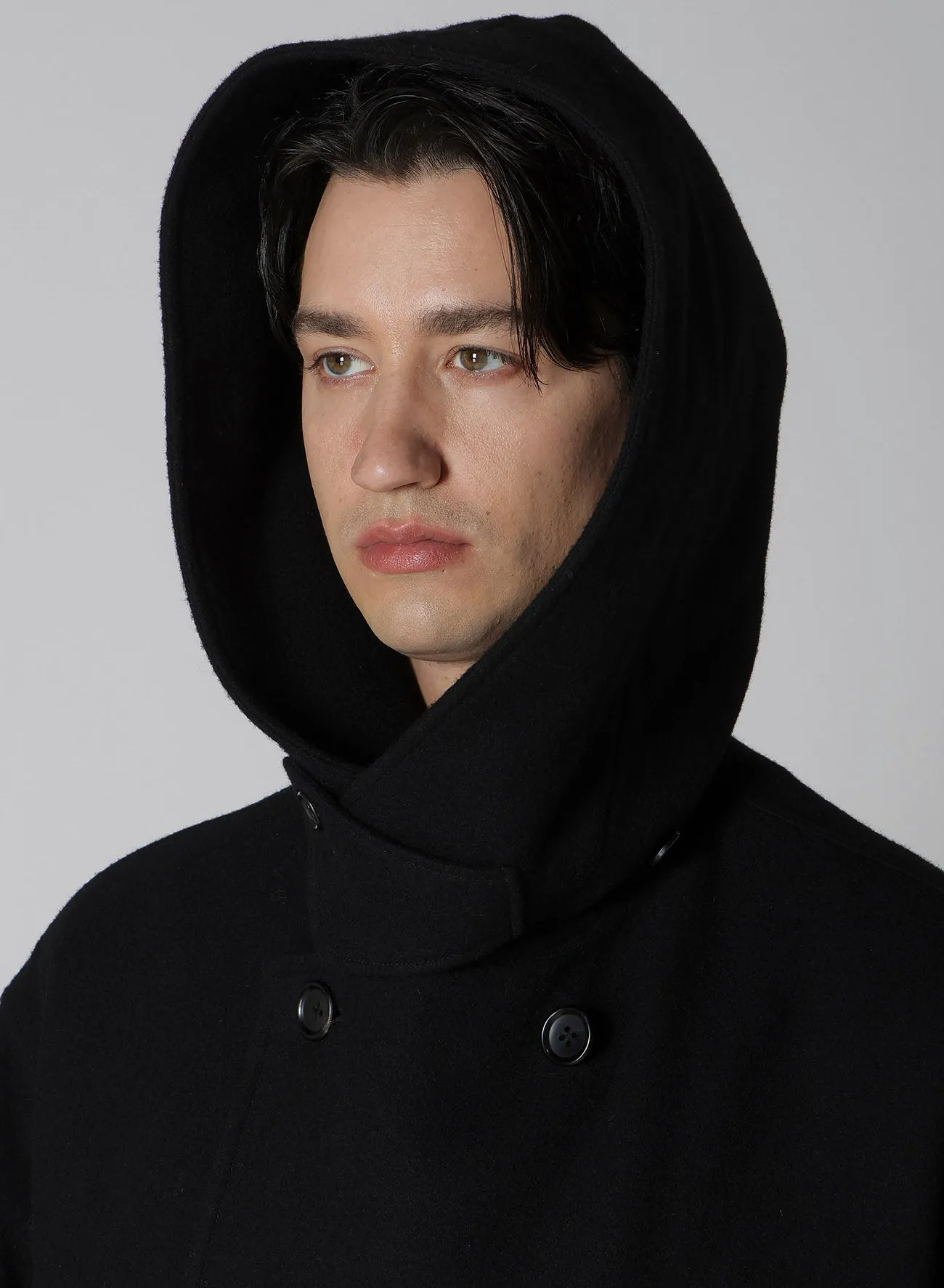 AIRY MOSSER W FRONT HOODED COAT