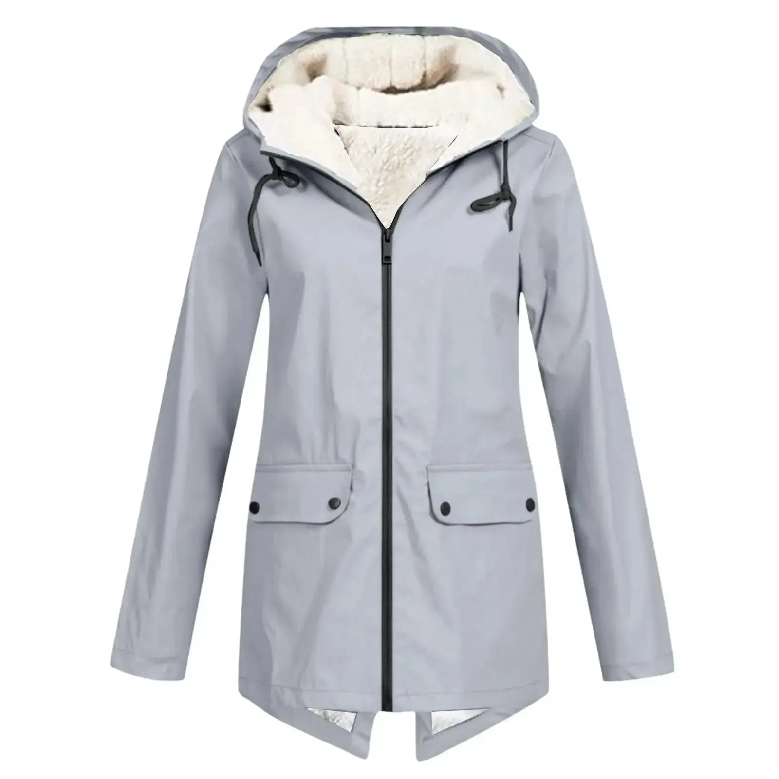 Autumn And Winter Outdoor Fleece Padded Coat