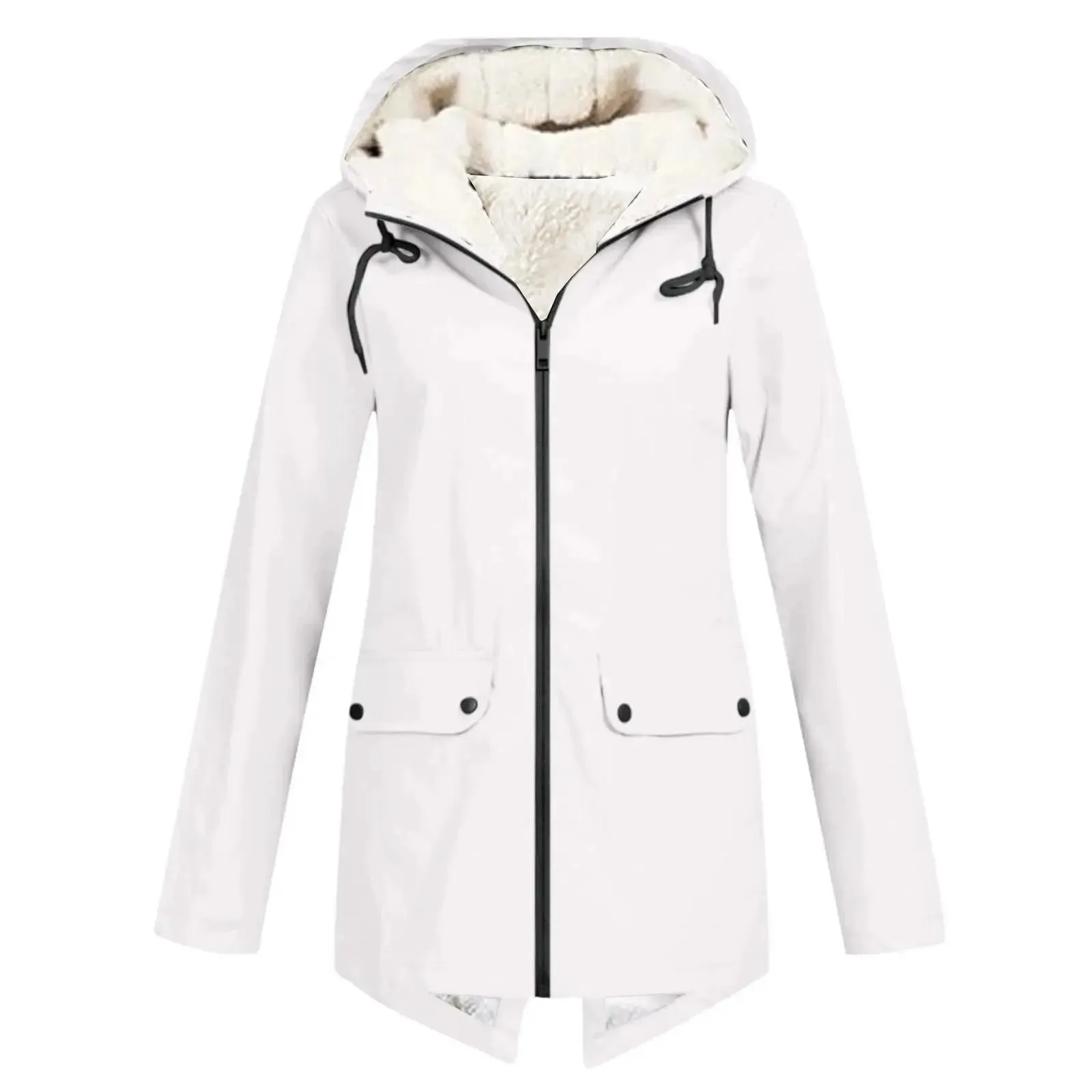 Autumn And Winter Outdoor Fleece Padded Coat