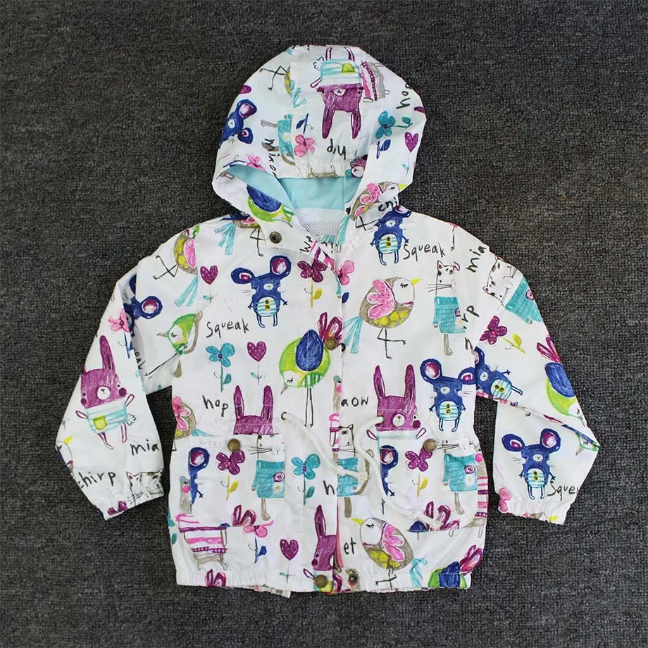 Autumn Outerwear Graffiti Jackets For Girls - Free Shipping to N.A.