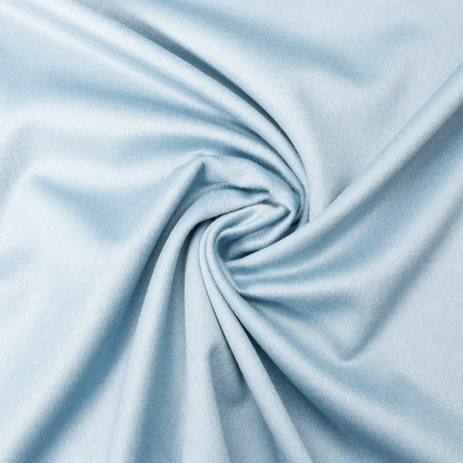 Baby Blue Pure Cashmere Coating