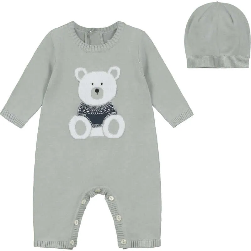 Baby Boys Easton Grey Knitted Set