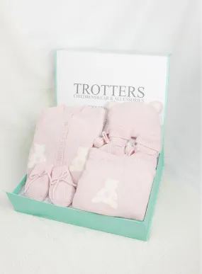 Baby Teddy Knitted Gift Set