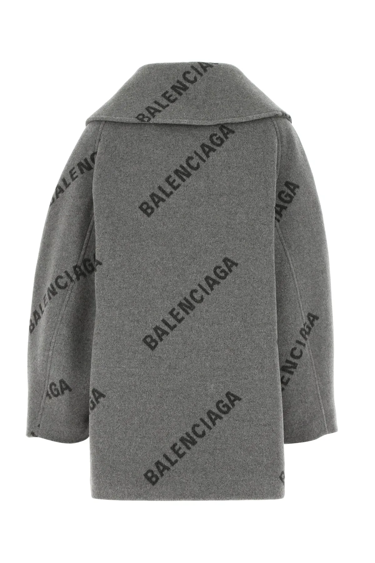 Balenciaga Logo Printed Coat