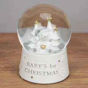 Bambino Babys First Christmas Snow Globe