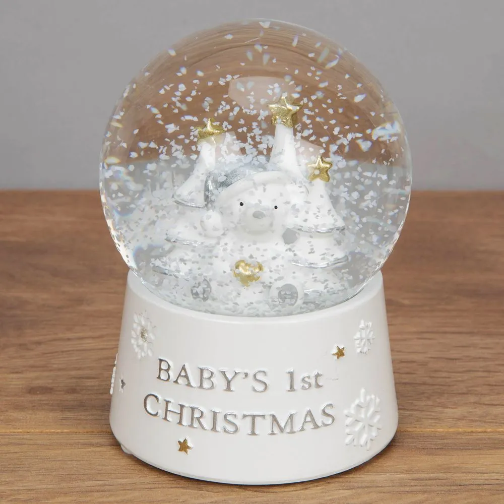 Bambino Babys First Christmas Snow Globe