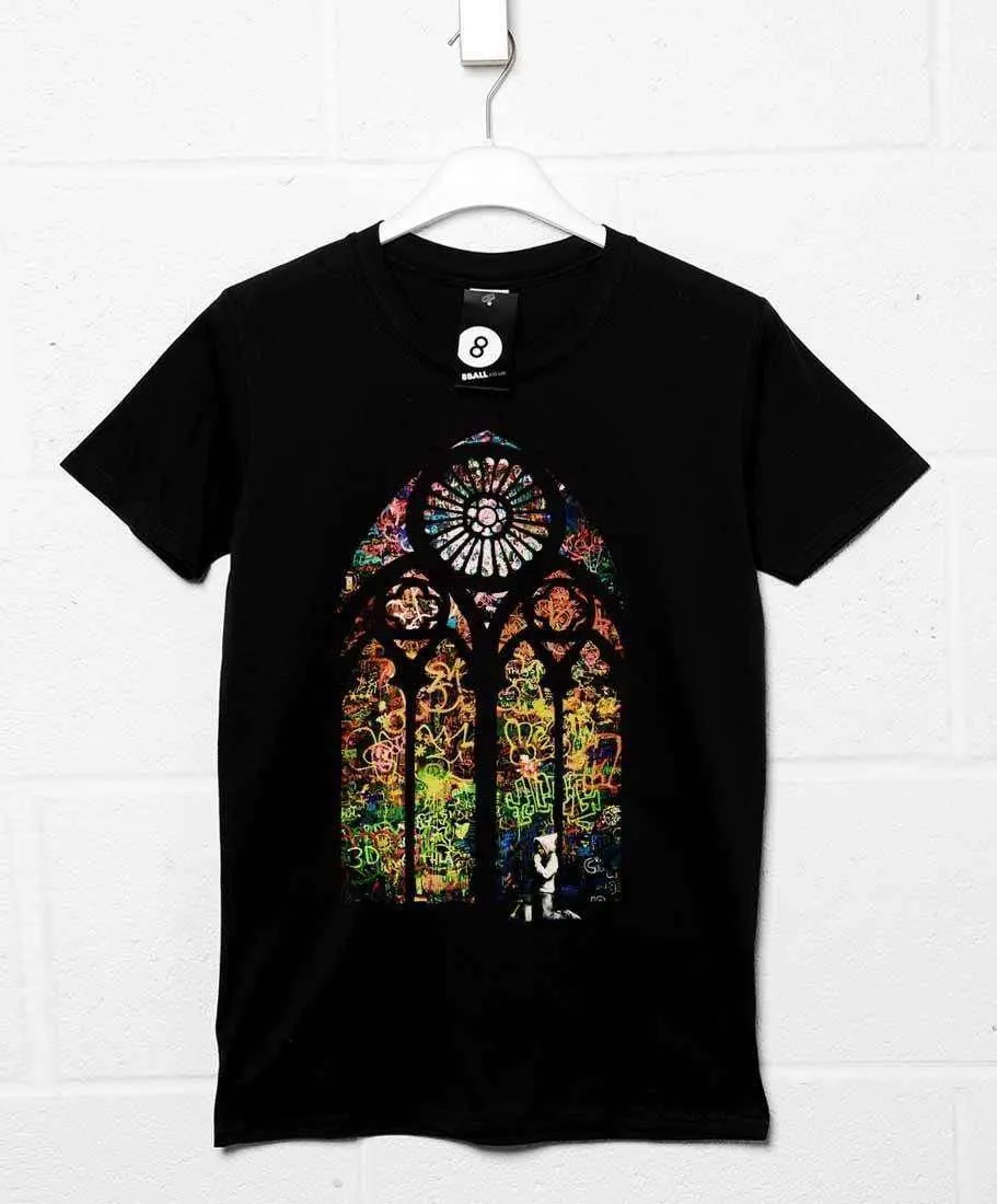 Banksy Stained Glass T-Shirt