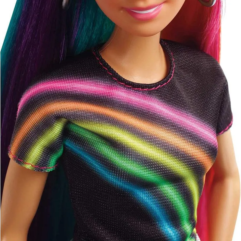 Barbie Doll Rainbow Sparkle Style