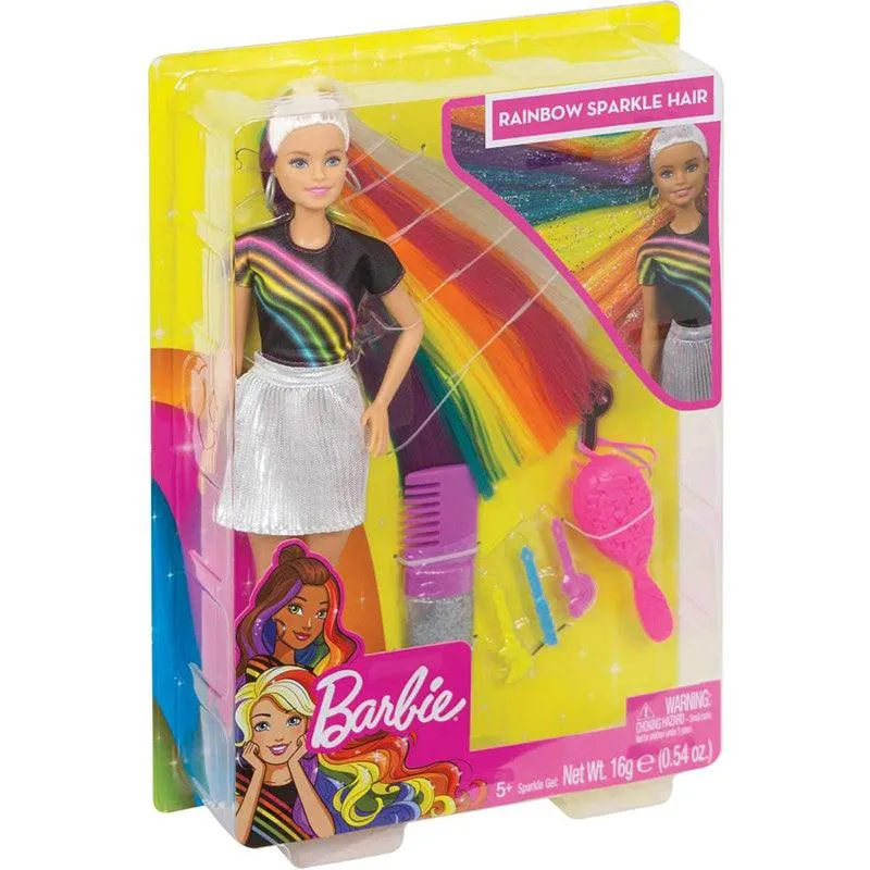 Barbie Doll Rainbow Sparkle Style