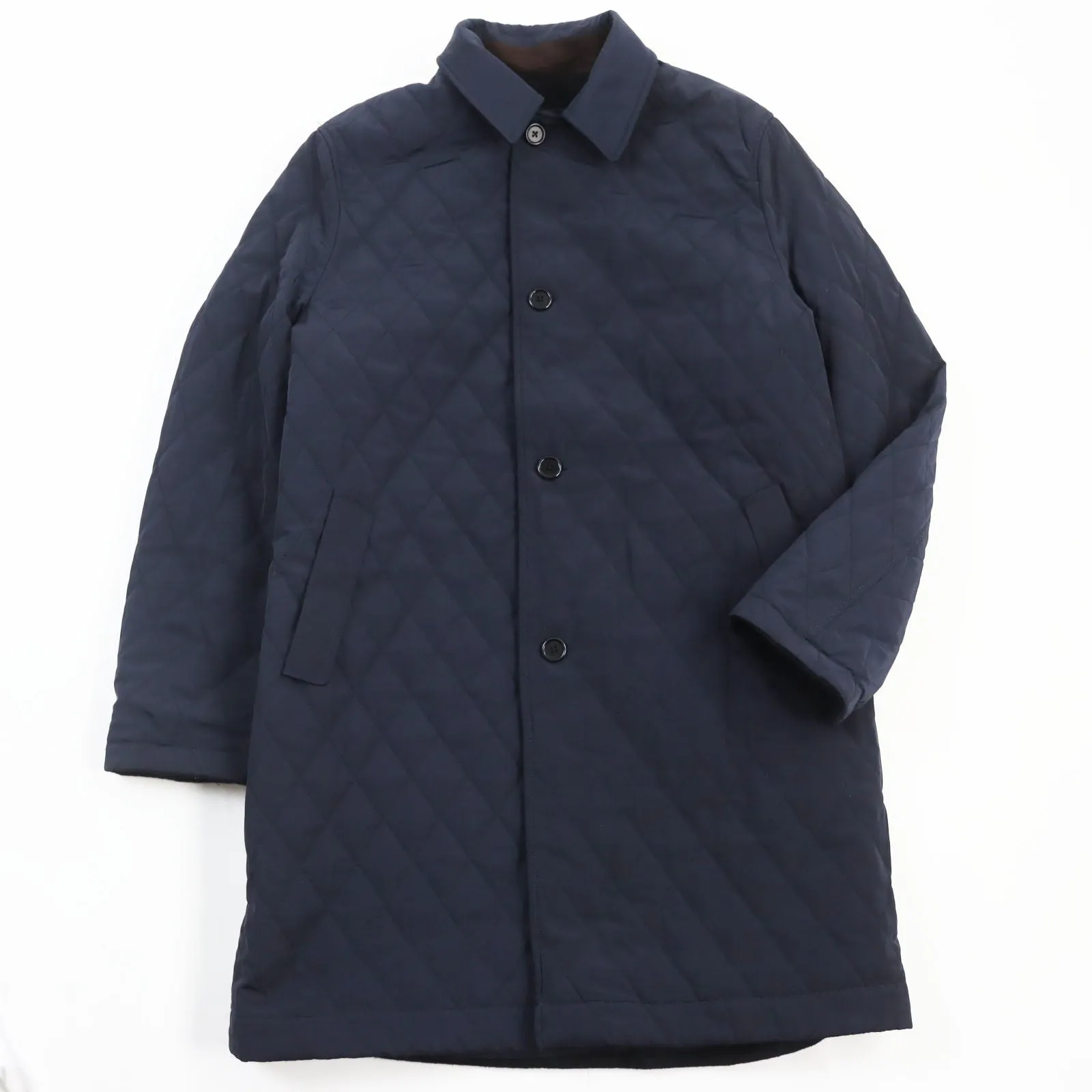 BARNEYS NEWYORK Wool Cashmere Reversible Coat