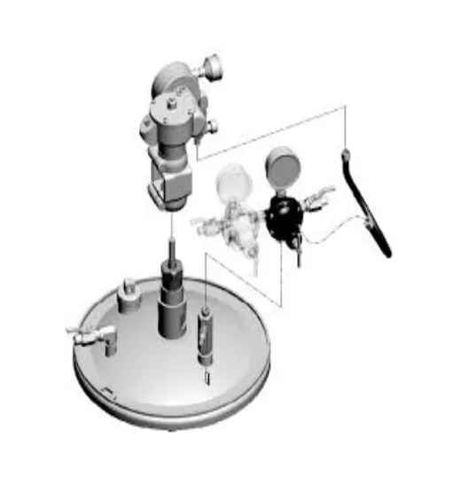 Binks 183G 5 Gallons ASME Galvanized Carbon Steel Pressure Tank - Double Regulated  & 15:1 Gear Reduced Agitator