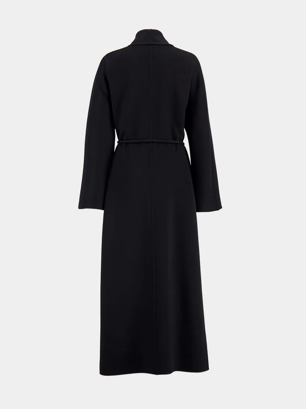 Black Cashmere Maxi Coat