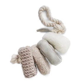 BLOCS//ENRICHMENT DOG TOY // NUDE