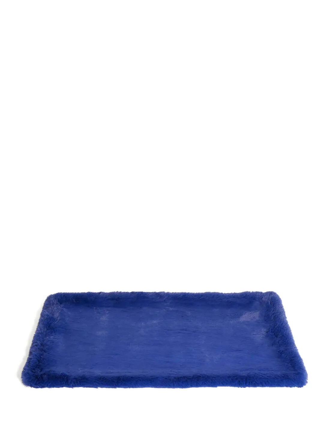 Blue Faux-Fur Luxury Pet Rug