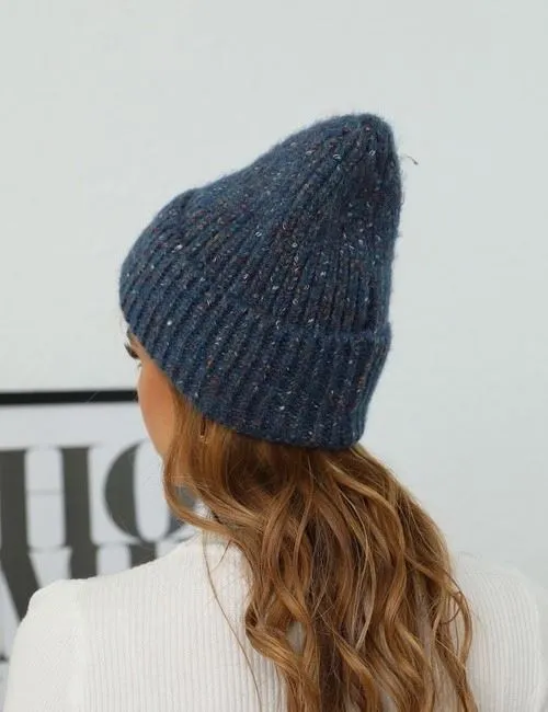 BLUE SPECKLED HAT