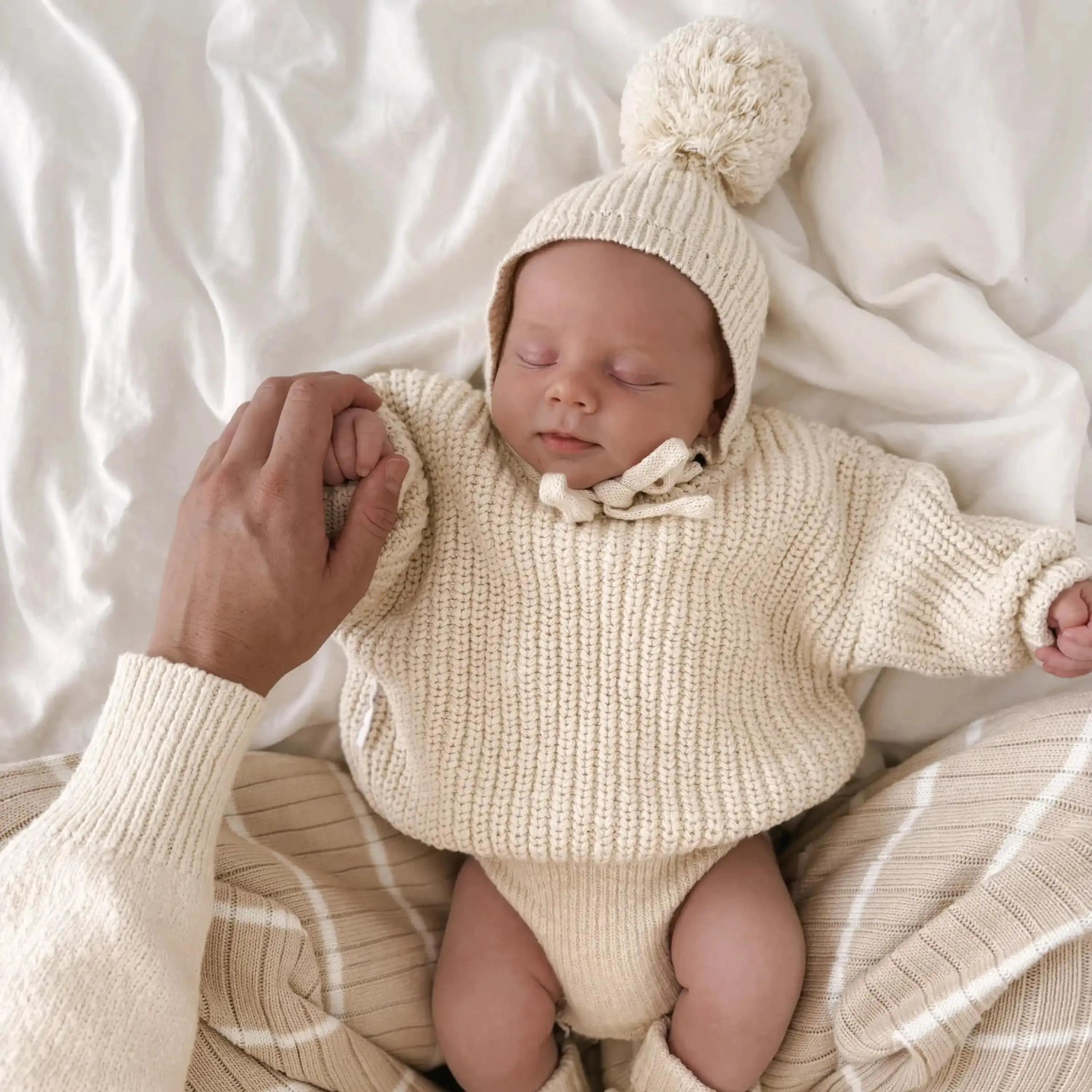 BONNET | TEXTURED OAT (POM POM)