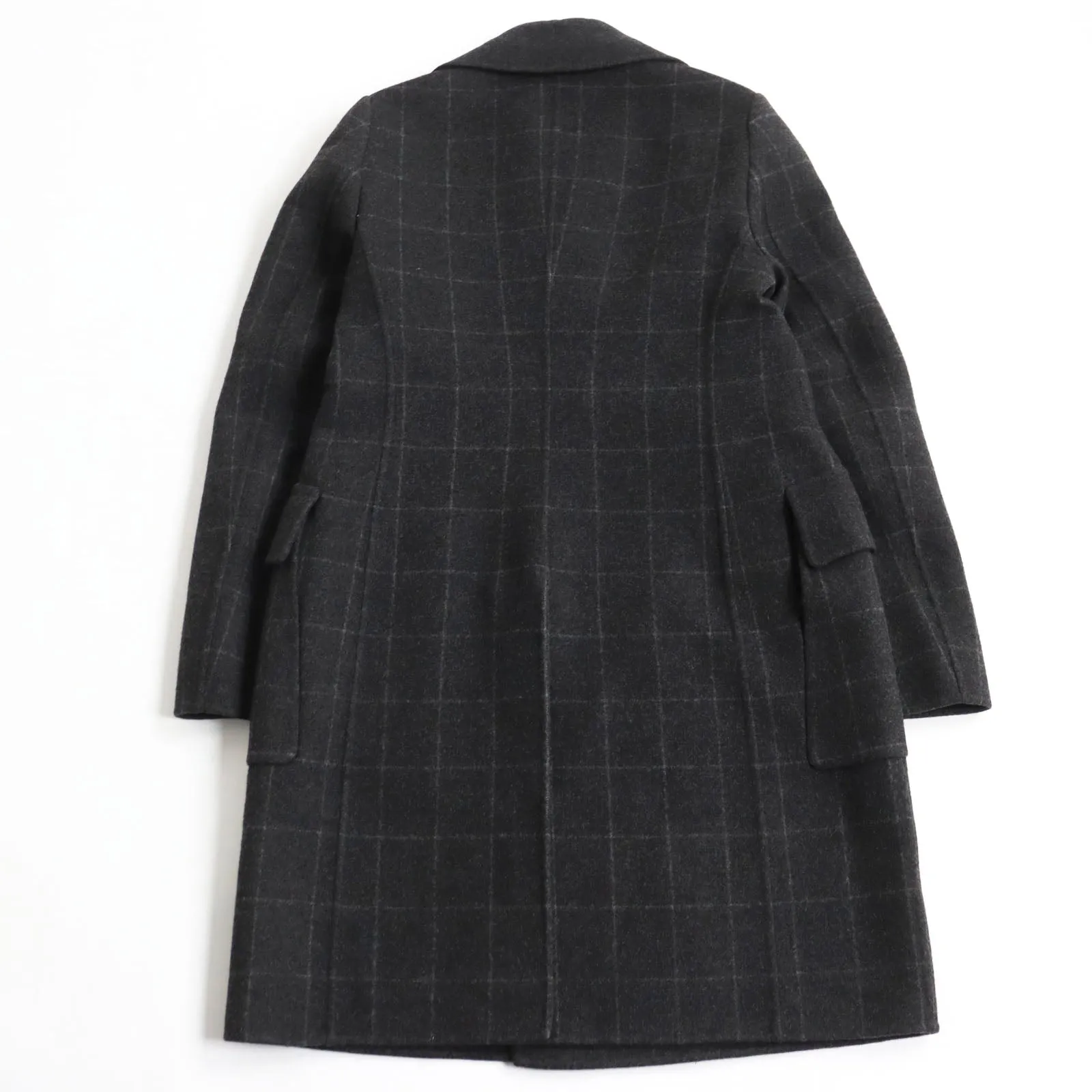 Bottega Veneta Cashmere Double Chester Coat Gray