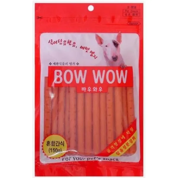 Bow Wow Soft Salmon Jerky Dog Treats 150g