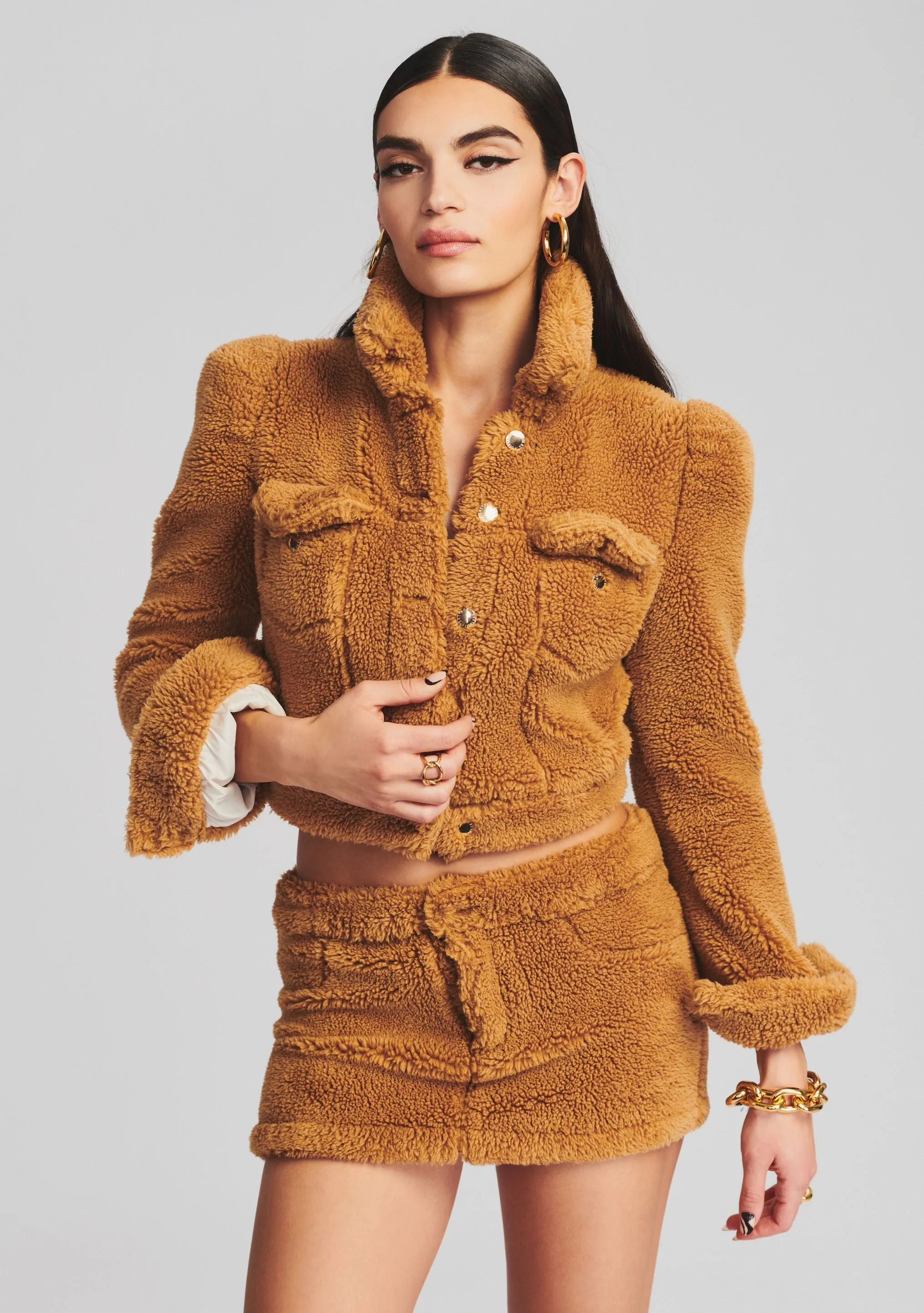 Brie Teddy Jacket