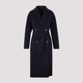 Brunello Cucinelli Double Breasted Belted Coat