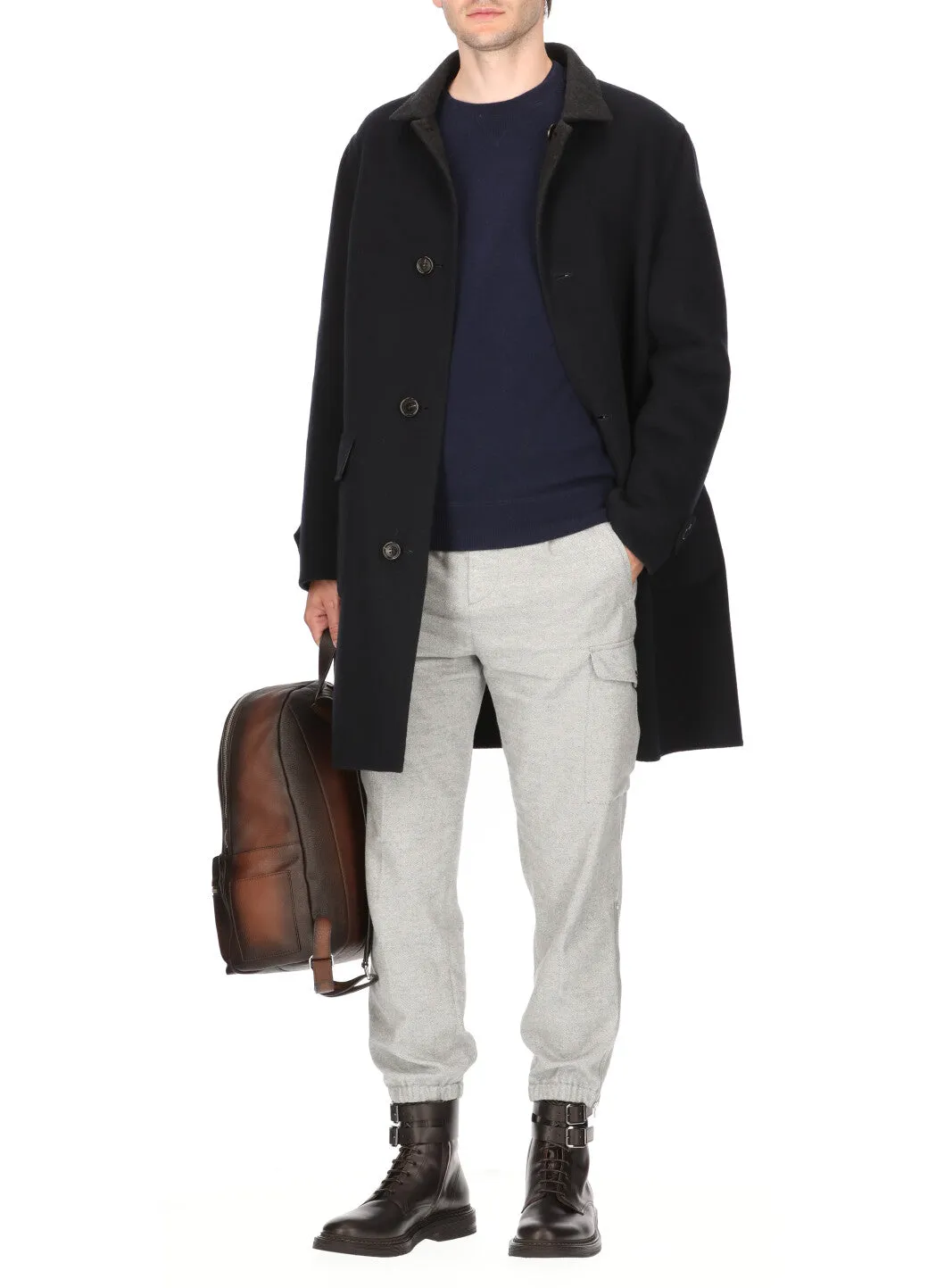 Brunello Cucinelli Single-Breasted Reversible Coat