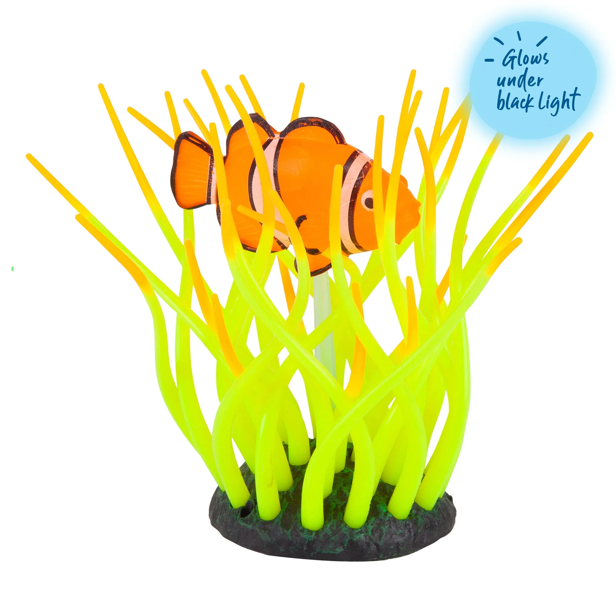 Bubbling Sea Anemone with Fish Tank Ornament