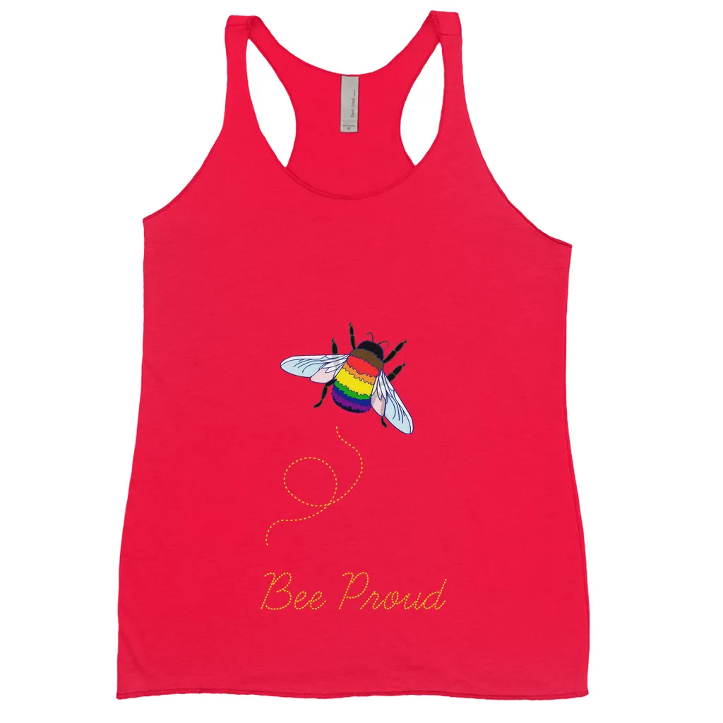 Bumblebee Pride Pun Racerback Tank Top | Choose Your Colourway and Pun