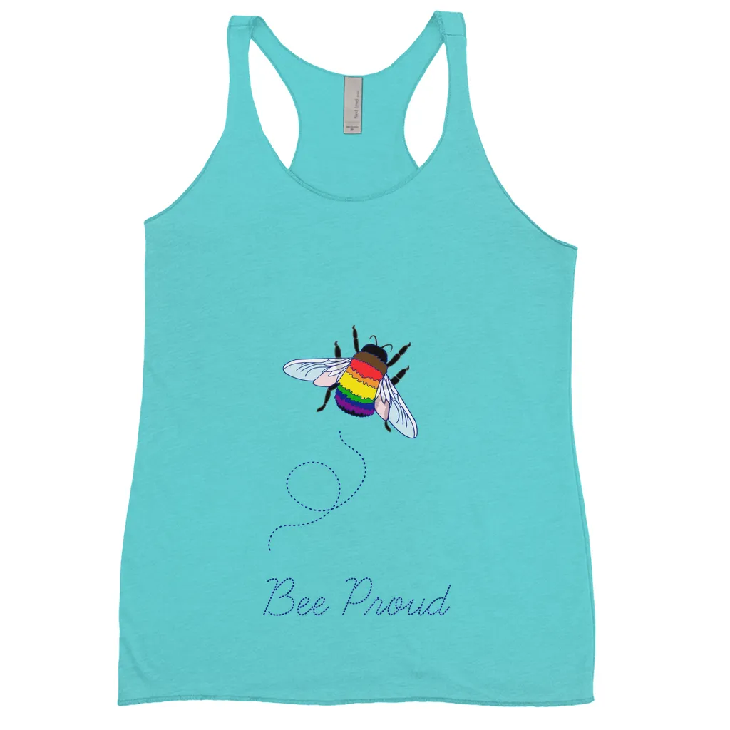 Bumblebee Pride Pun Racerback Tank Top | Choose Your Colourway and Pun