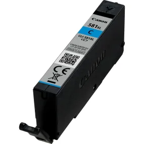 Canon Cli-581C Xl - 8.3 Ml - Xl Size - Cyan - Original - Blister With Security - Ink Tank - For Pixma Ts6251, Ts6350, Ts