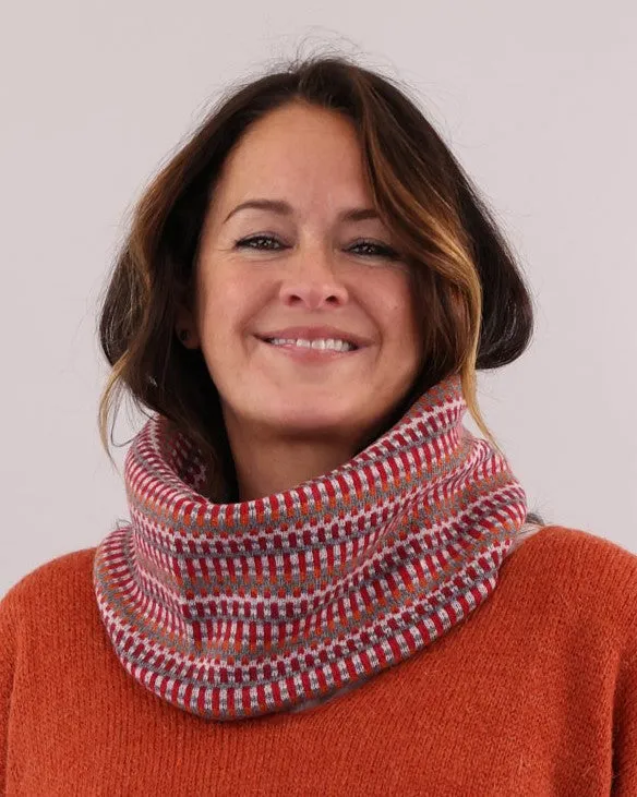 Cashmere Blend Geo Snood