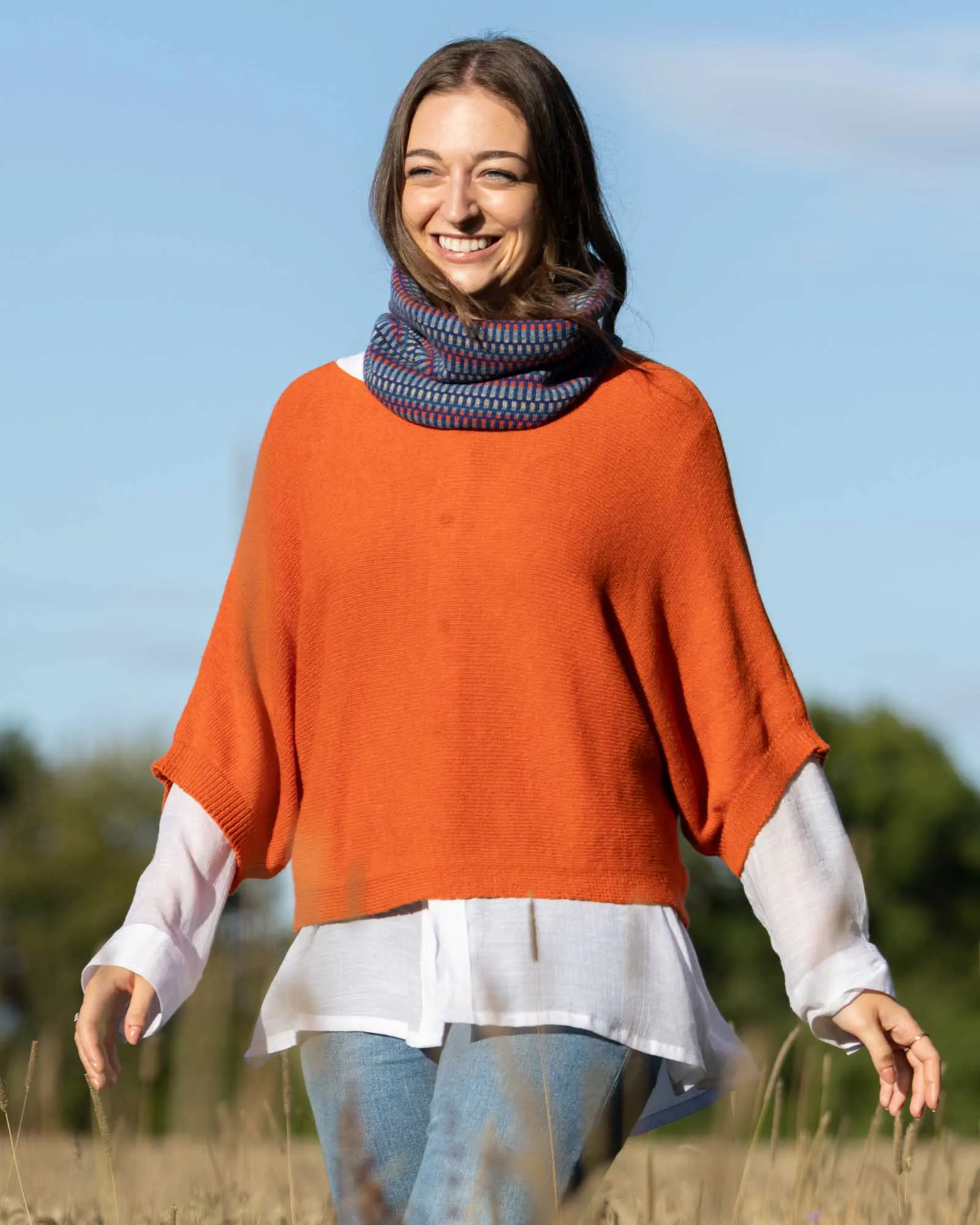 Cashmere Blend Geo Snood