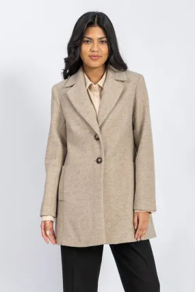 cashmere feel coat