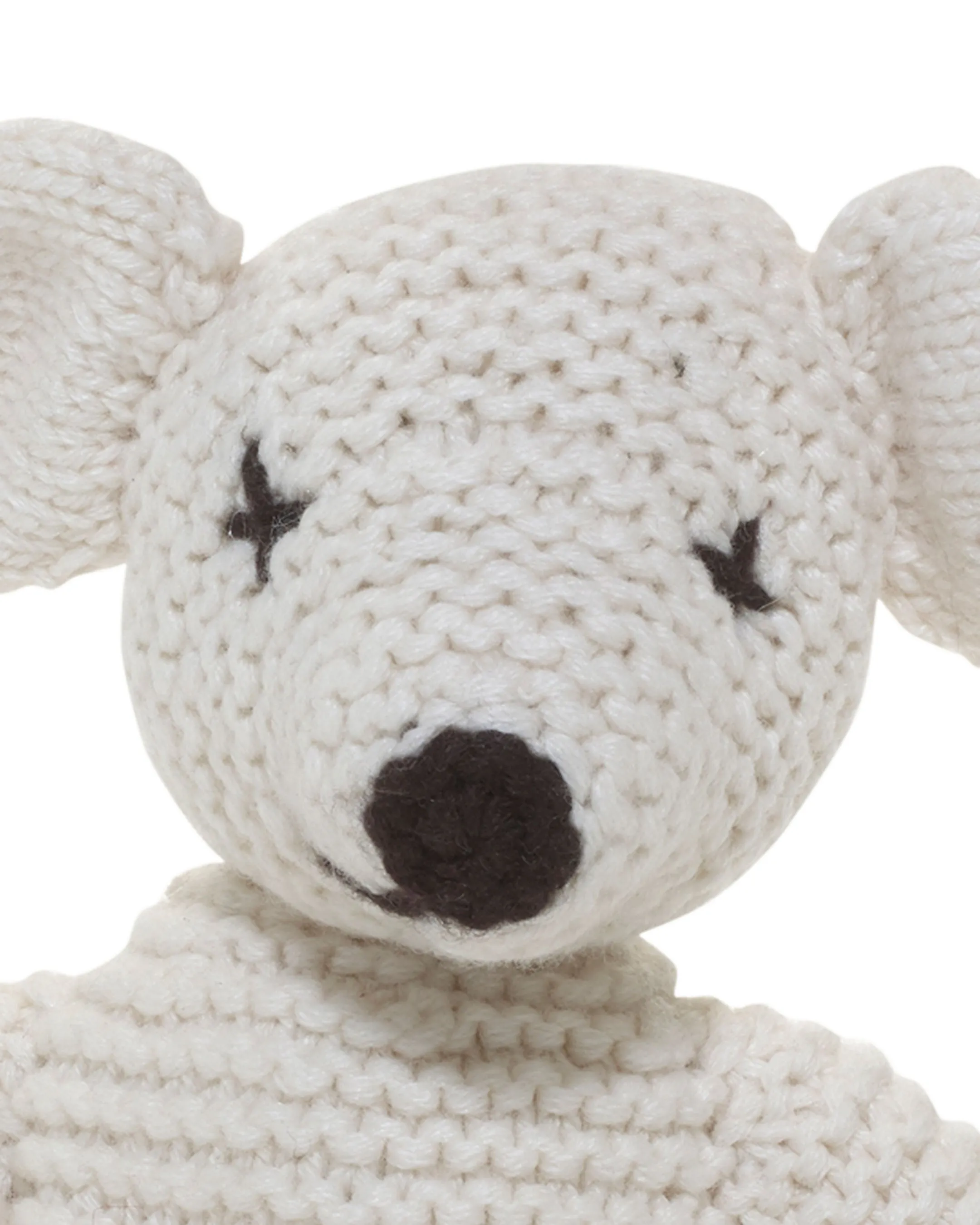 Cashmere Teddy Bear New Ivory White