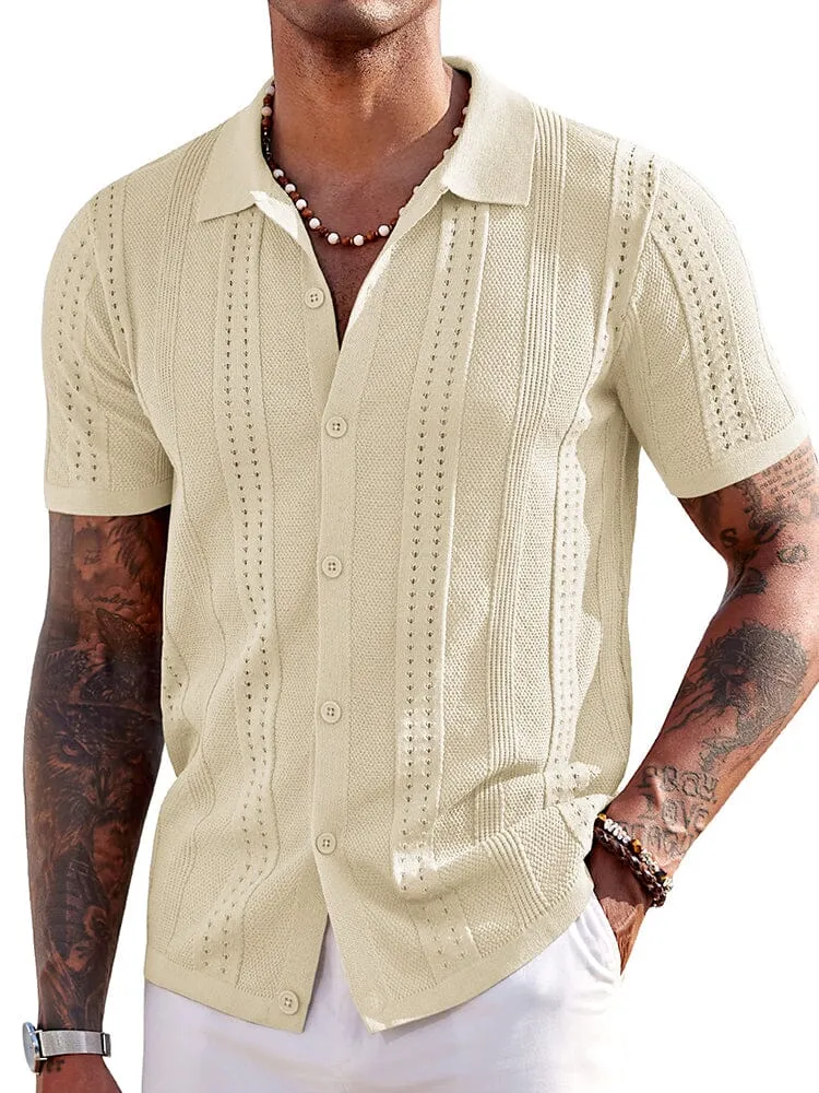 Casual Breathable Knit Beach Shirt (US Only)