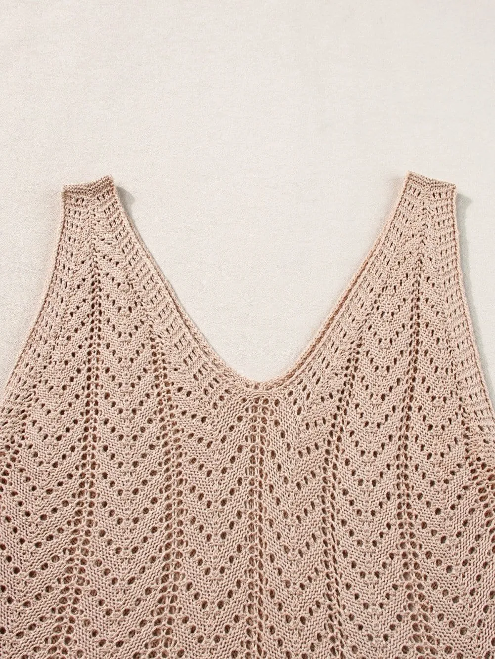 Casual Crochet Vest