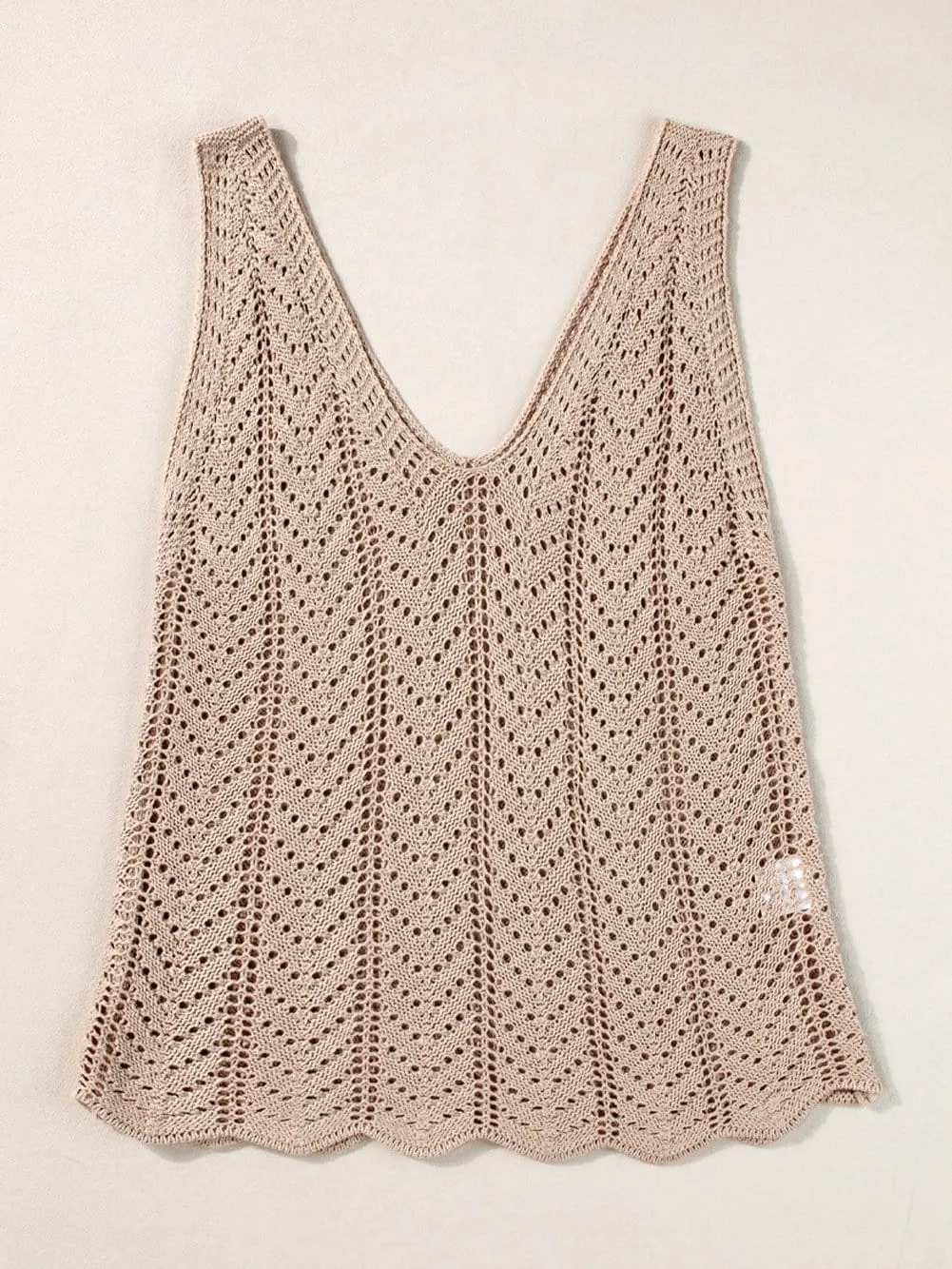 Casual Crochet Vest