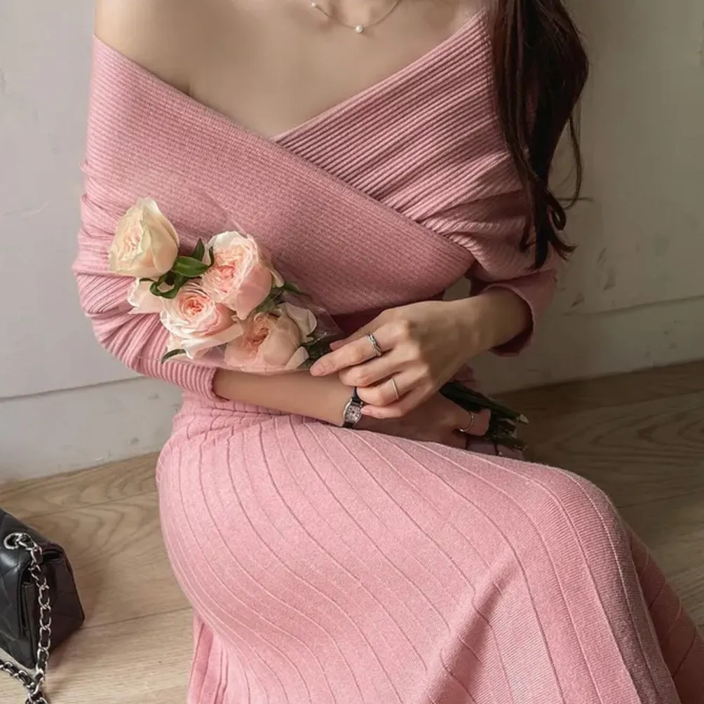 Celina Knit Long Dress